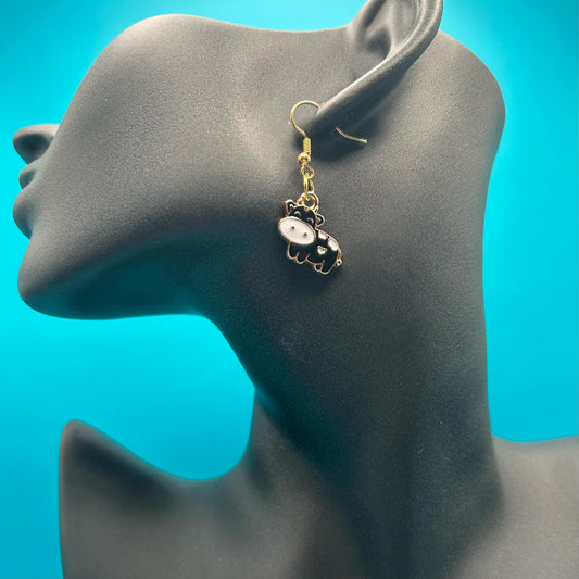 Cow Dangling Earrings