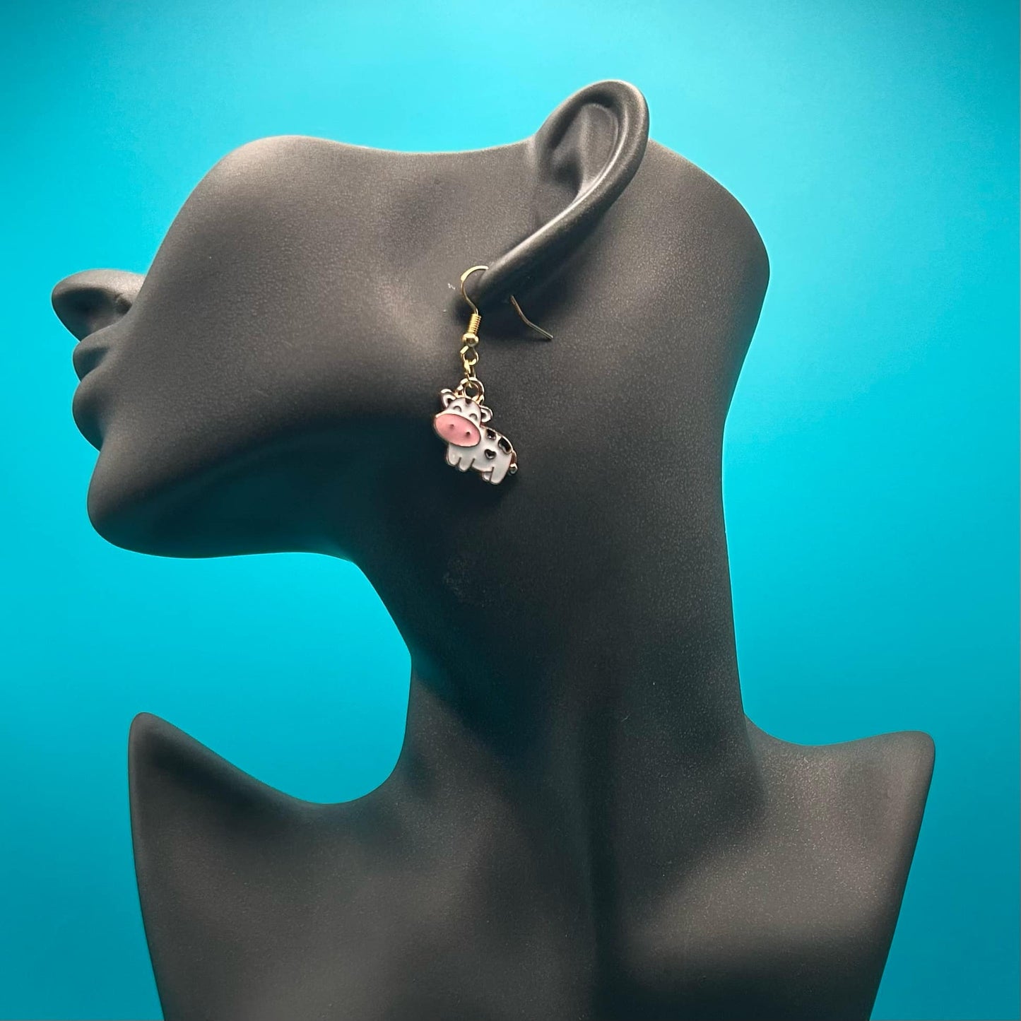 Cow Dangling Earrings