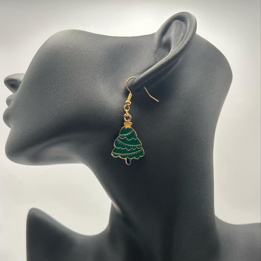 Random Winter/Christmas Dangling Earrings