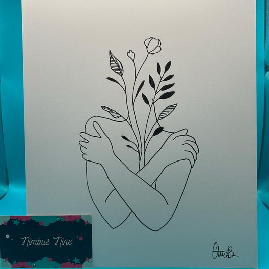 Line Art Embrace